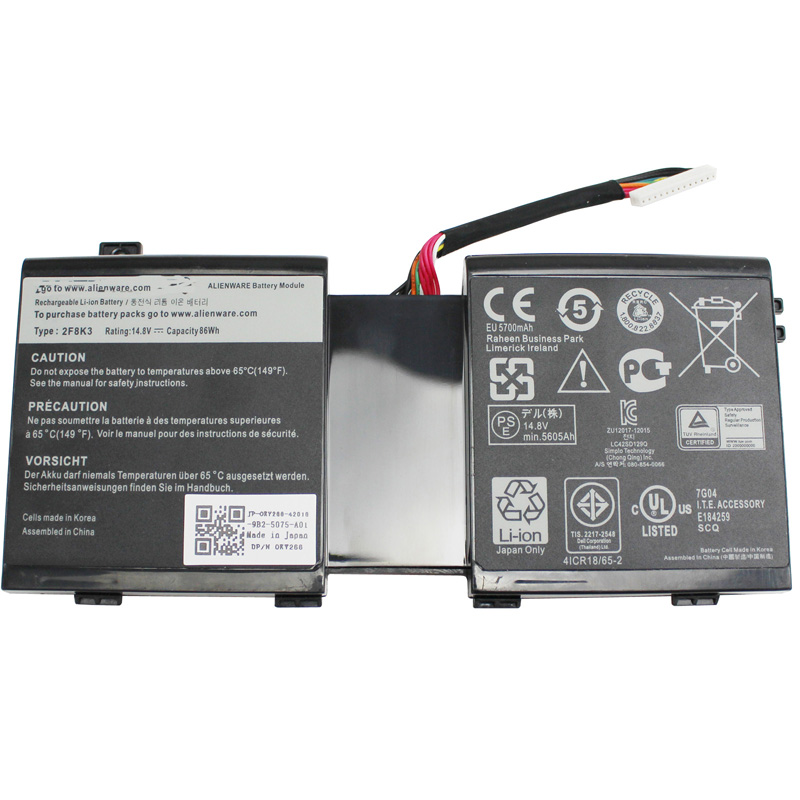 batterie Dell Alienware M17X-R5 Series, batteries Dell Alienware M17X-R5 Series